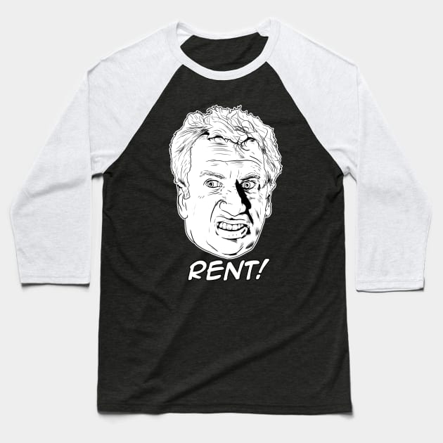 Mr. Ditkovich - Rent! - Spider-Man Baseball T-Shirt by Black Snow Comics